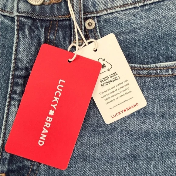 Lucky Brand Zoe high rise, straight jeans with studs - Picture 5 of 11